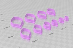 Clay Cutter STL File Flower Petal 3- Earring Digital File Do Product Image 3