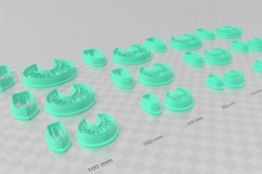 Deco Circle Clay Cutter - Cookie Cutter STL File Product Image 3