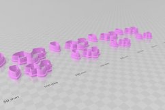 Flower Drop 1 Clay Cutter - Cookie Cutter STL File Product Image 3