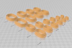 Clay Cutter STL 3mm Thick Chain 1- Earring Digital File Down Product Image 3