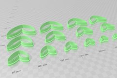 Double Leaf Clay Cutter - Cookie Cutter STL File Product Image 4