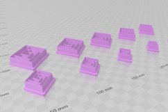 Geometric Diamond 1 Clay Cutter - Cookie Cutter STL File Product Image 3