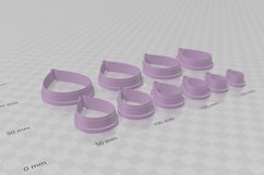 Clay Cutter STL File Teardrop Combo with loop add on 1- Earr Product Image 3