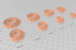 Rope Circle Jewelry Clay Cutter - Cookie Cutter STL File Product Image 3