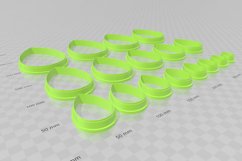 Teardrop Petal 1 Clay Cutter - Cookie Cutter STL File Product Image 3