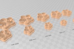 Flower 18 Clay Cutter - Cookie Cutter STL File Product Image 3