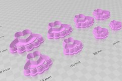 Heart Frill 1 Clay Cutter - Cookie Cutter STL File Product Image 3