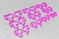 Clay Cutter STL File - Fashion Doll Head 1- Halloween Earrin Product Image 3