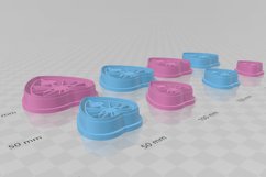 Eye Planchette 1 Clay Cutter - Halloween STL Digital File Do Product Image 3