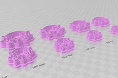 Heart Wreath 1 Clay Cutter - Cookie Cutter STL File Product Image 3