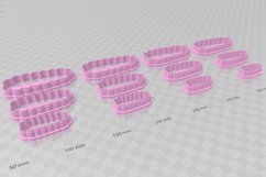 Frill Triangle 1 Hair Barrette/Crocodile Clay Cutter Product Image 3