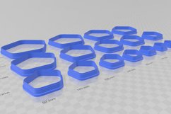 Rounded Pentagon 1 Clay Cutter - Cookie Cutter STL File Product Image 3