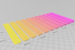 Clay Depth Guides- STL Digital File Download- 11 different d Product Image 3