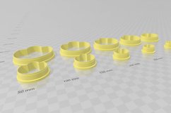 Abstract Circle 1 Clay Cutter - Cookie Cutter STL File Product Image 4