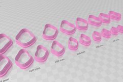 Wiggle Shape 1 Clay Cutter - Cookie Cutter STL File Product Image 3