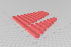 20mm Wobble Cuff 2 Clay Cutter- Earring, Cuff Cutter Product Image 3