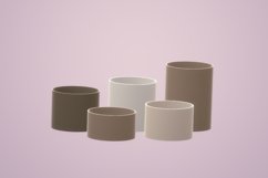 15cm Wide Base, Cylinder Vase STL File Product Image 3