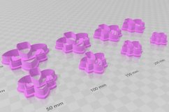 Flower 14 Earring Clay Cutter - Cookie Cutter STL Files Product Image 3