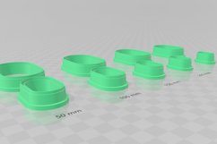 Pill Shape 4 Clay Cutter - Cookie Cutter STL File Product Image 3