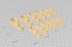 Clay Cutter STL File Pen Nib Ink Drop- Writers Earring Digit Product Image 3