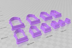 Ornate Shape 4 Clay Cutter - Cookie Cutter STL File Product Image 4