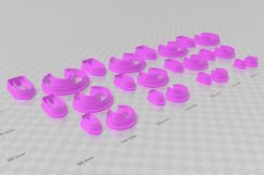 Boho 2 Part 2 Earring Clay Cutter Cookie Cutter STL Product Image 3