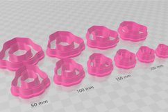 Wiggle Petal 2 Clay Cutter Earring -Cookie Cutter Product Image 3