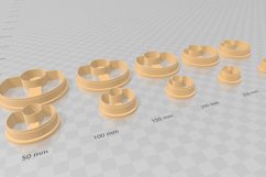 Boho Circle 1 Clay Cutter - Cookie Cutter STL File Product Image 4