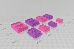 Retro Gaming Clay Cutter - Embossed STL Digital File Downloa Product Image 3