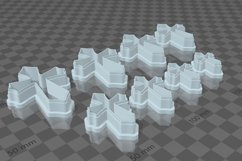 Clay Cutter STL File Cross 7- Christian Earring Digital File Product Image 3