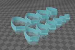 Clay Cutter STL File Irregular Modern 2- Geometric Modern Ea Product Image 3