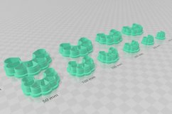 Flower 29 Earring Clay Cutter - Cookie Cutter Product Image 3