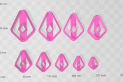 Rounded Kite 2 Clay Cutter - Cookie Cutter STL File Product Image 3