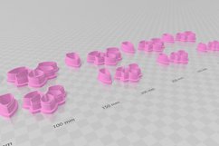 Flower Drop 2 Clay Cutter - Cookie Cutter STL File Product Image 3