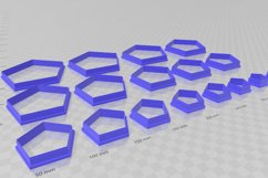 Pentagon 1 Clay Cutter - Cookie Cutter STL File Product Image 3