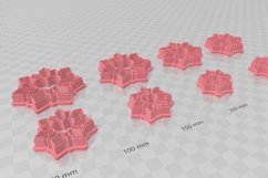 Spiked Heart 1 Clay Cutter - Cookie Cutter STL File Product Image 3