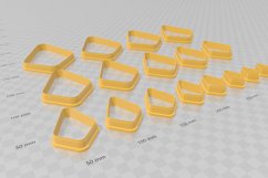 Rounded Kite 1 Clay Cutter - Cookie Cutter STL File Product Image 3