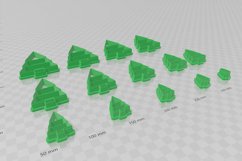 Christmas Tree Clay Cutter - Cookie Cutter STL File Product Image 3