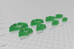Ginko Leaf 1 Clay Cutter - STL Digital File Download- 8 size Product Image 3