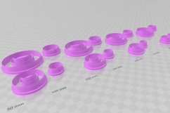 Circle Knocker 1 Clay Cutter - Cookie Cutter STL Product Image 3