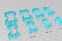 Column 3 Clay Cutter - Cookie Cutter STL File Product Image 3