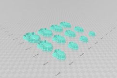 Geometric Earring 3 Clay Cutter - STL Digital File Download- Product Image 3