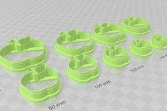 Apple 2 Earring Clay Cutter - Cookie Cutter Product Image 3