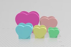 Heart Vase 1 STL File - Digital Download -5 Sizes- Homeware, Product Image 3