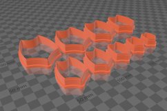 Clay Cutter STL File Irregular Modern 1- Geometric Modern Ea Product Image 3