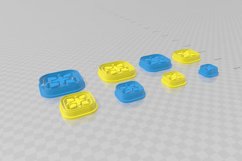Square Imprint Clay Cutter - STL Digital File Down Product Image 3