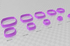 Rounded Square Clay Cutter - STL Digital File Download- 10 s Product Image 3