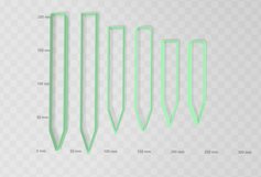 Herb Marker Clay Cutter - Plant Stake STL Digital File Downl Product Image 2