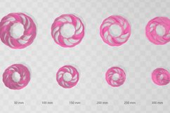 Rope Circle 2 Jewelry Clay Cutter - Cookie Cutter STL File Product Image 3