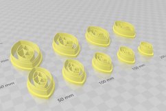 Decorative Petal 4 Earring Clay Cutter - Cookie Cutter Product Image 3